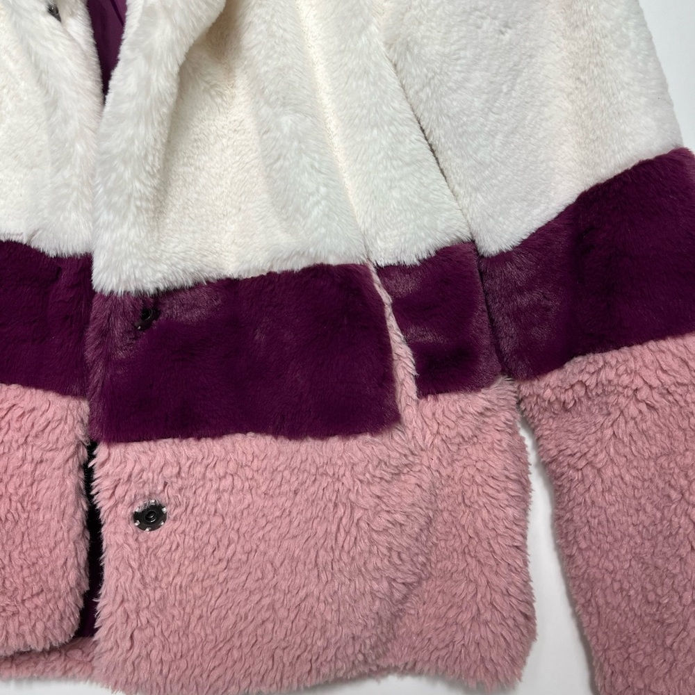 Multicolored Fuzzy Coat - Picture 6 of 7